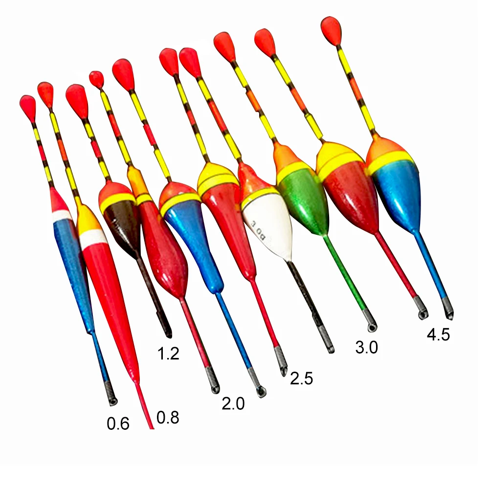 10 шт./лот набор рыболовных поплавков буй поплавок рыболовные легкие палочки