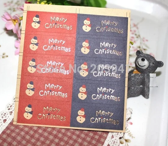 

1000 шт./лот «Merry Christmas» серии «сделай сам», многофункциональные наклейки с уплотнением, подарочная упаковка, этикетка