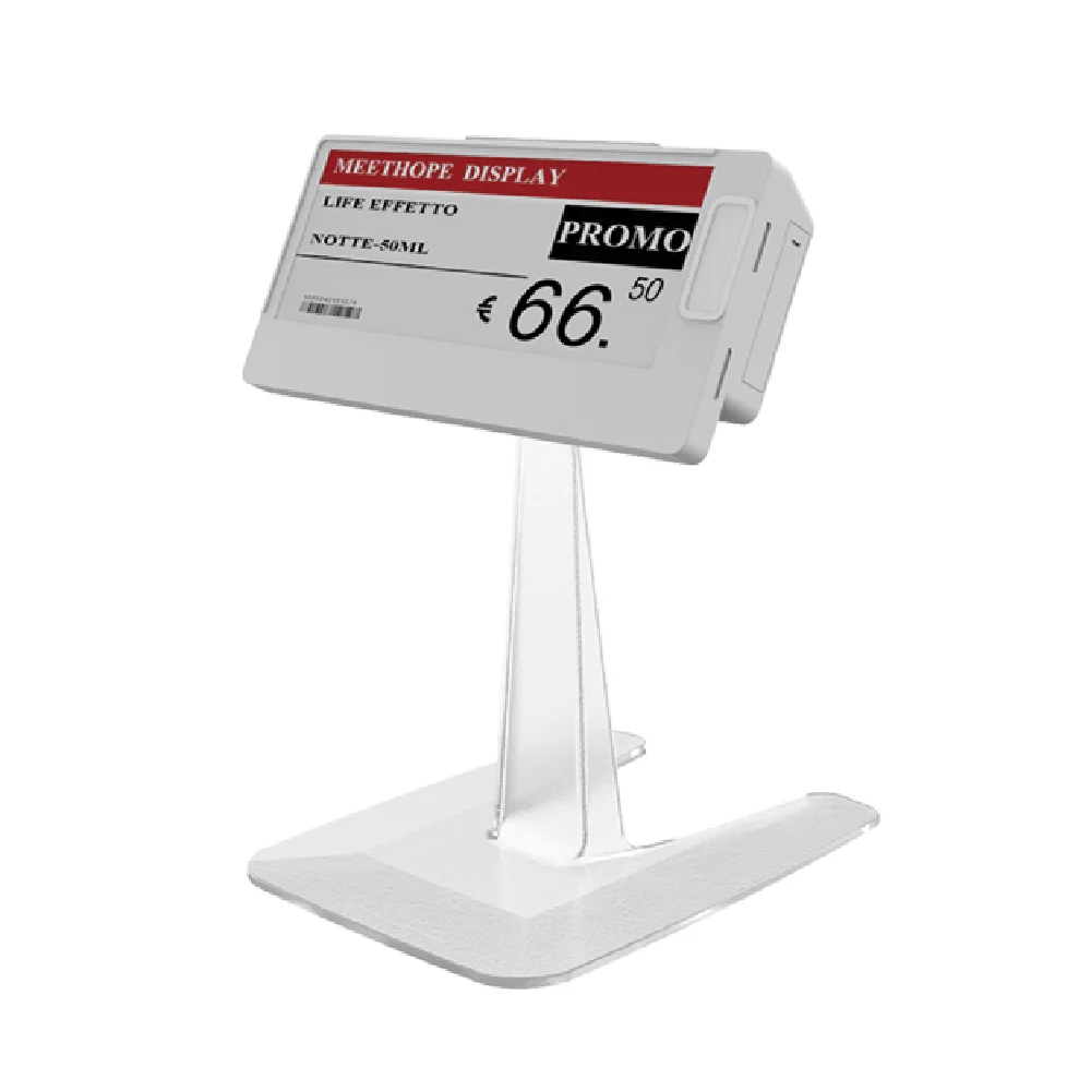 Dijital fiyat etiketi için masa standı desteği