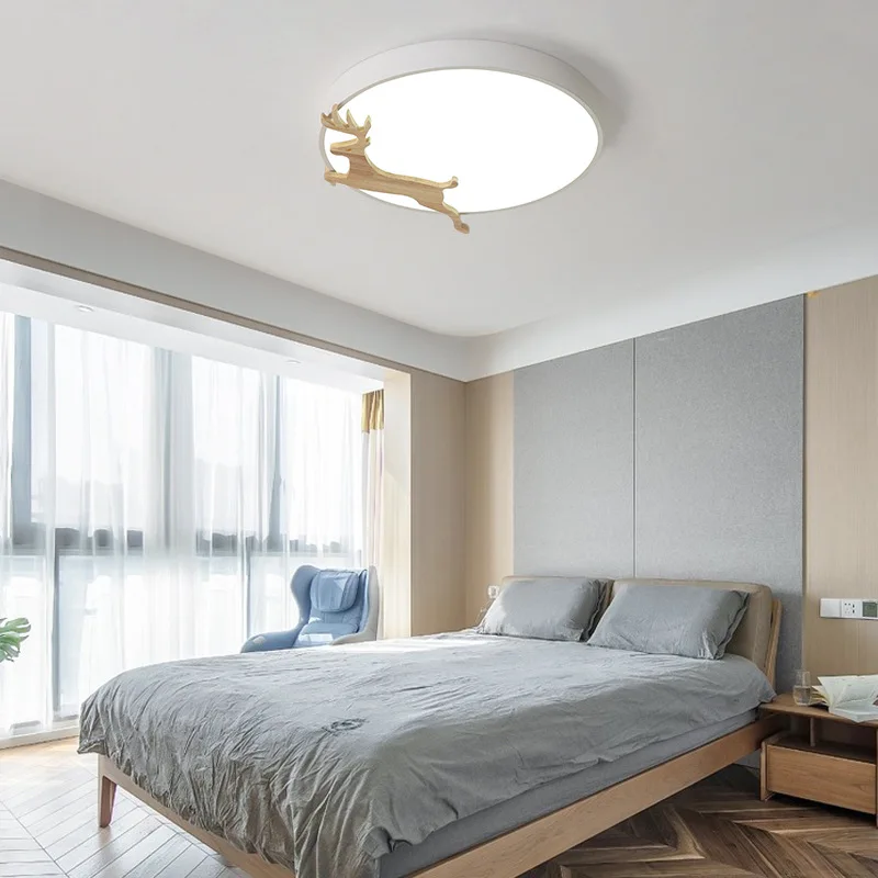 Новая спальня-лампа Простой современный атмосферный потолочный светильник