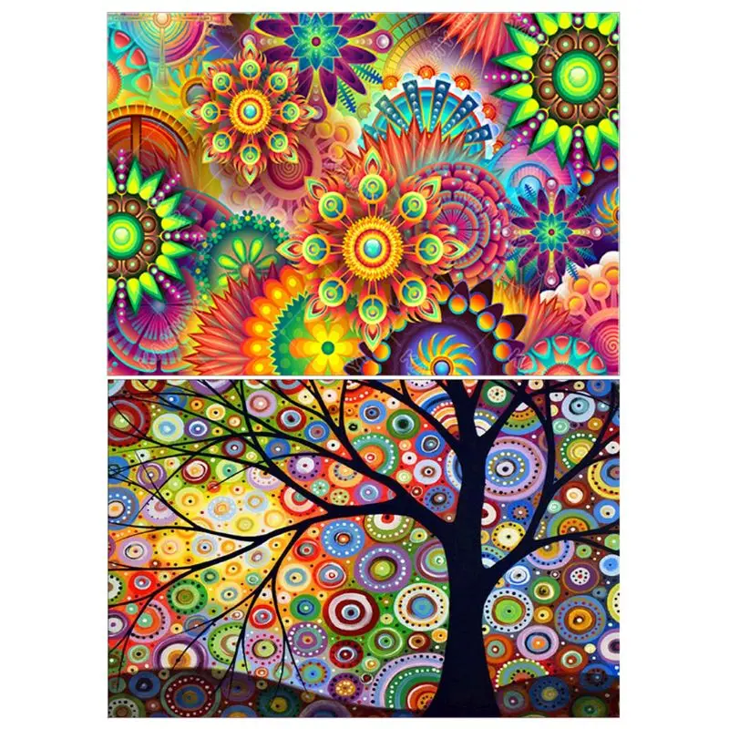 Набор из 2 5D алмазных красок набор для взрослых полная дрель краска с фотографии