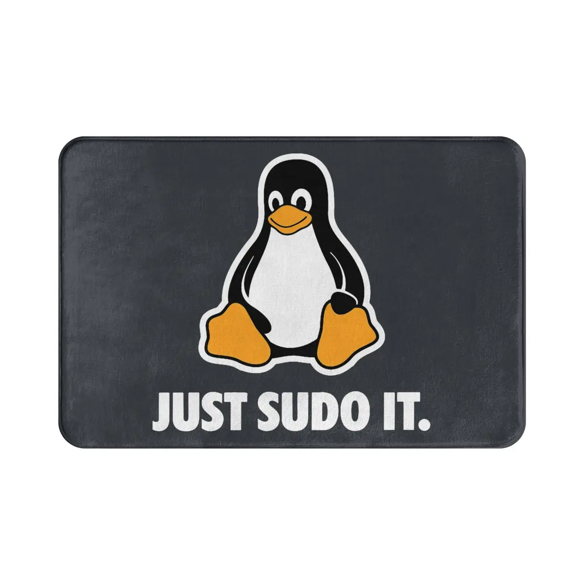 Операционная система Linux Tux Пингвин, нескользящий Придверный коврик, просто Sudo It, коврик для гостиной, спальни, молитвенный Настенный декор