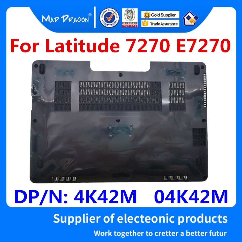 Новая Оригинальная Нижняя крышка для ноутбука в сборе черная Dell Latitude 7270 E7270