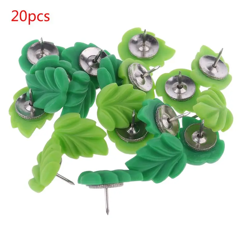 

20pcs/set Plastic+Metal Thumbtacks Map Pin Pushpin Cork Board For Art Photo Message Wall Thumb Tack Decorative For Home