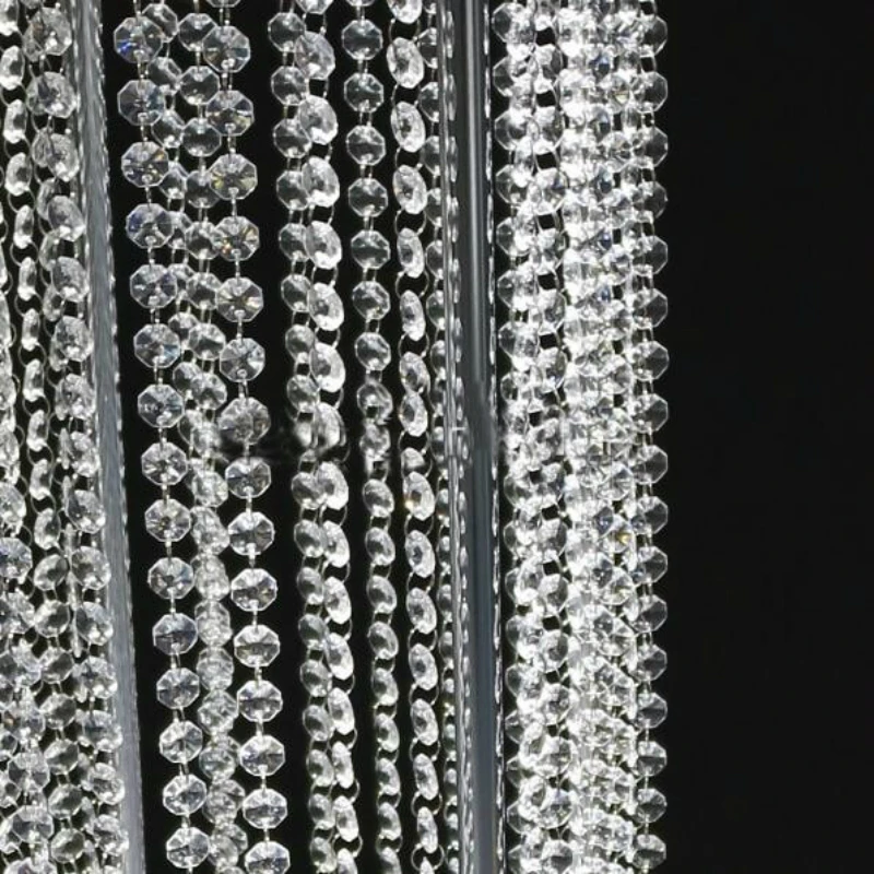 10 метров акриловая стеклянная прозрачная гирлянда Висячие бусины цепочки для