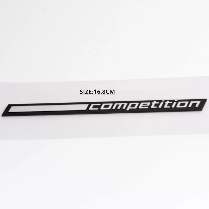 3D ABS матовая черная эмблема для соревнований BMW Thunder Edition M1 M2 M3 M4 M5 M6 X1M X2M X3M X4M X5M X6M