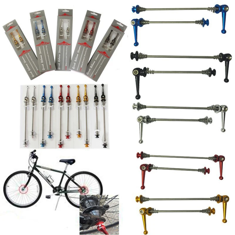 

Bicycle Quick Release Aluminum Alloy Quick Release Rod Titanium Alloy Axle Super Light Tie Rod Highway Axle Hub Quick Release