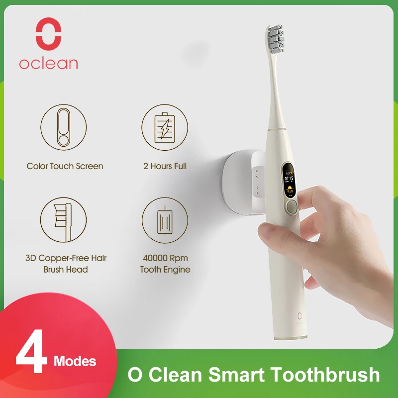 Электрическая зубная щетка Oclean X Sonic Smart Ultra sonic электрическая Водонепроницаемая