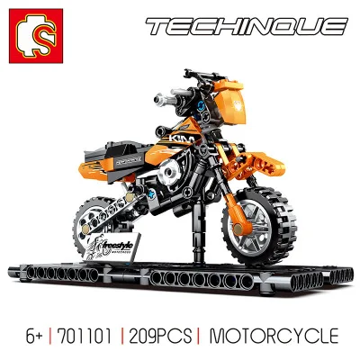 S701100/701101 Empire of steel Militar Series Building Blocks Brick motorcycle education model baby toys | Игрушки и хобби