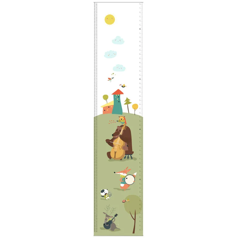 Детская комната украшение для стен скандинавские Детские холщовые линейки