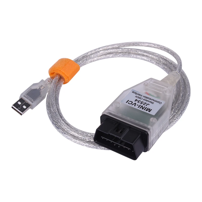 Mini VCI J2534 OBD2 USB интерфейс для Toyota TIS Techstream V14.20.019 FTDI FT232RQ чип Автомобильный