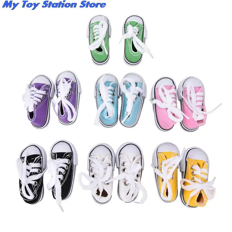 Текстильные ботинки 7 5 см разных цветов для шарнирных кукол 1/4 мини-кукол 16 дюймов