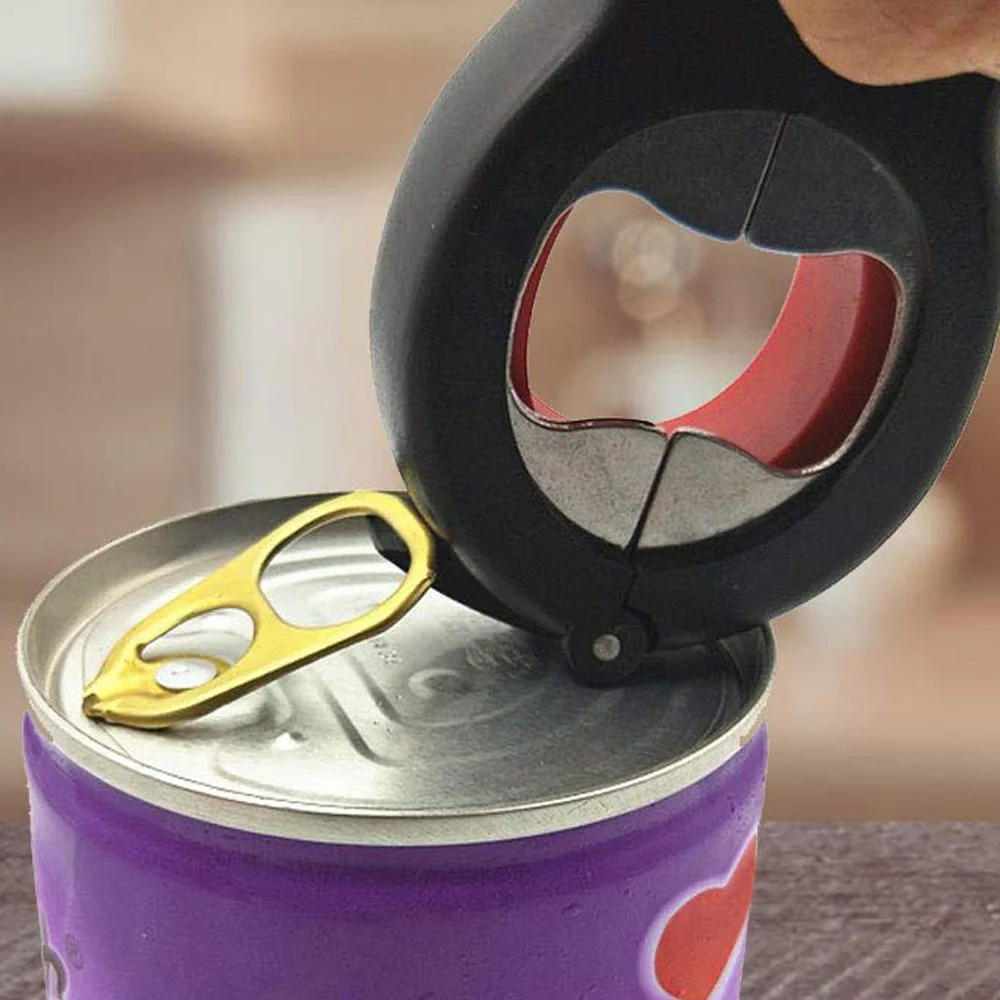 Прочный крепкий нержавеющая сталь 6 в 1 консервный нож открывалка для бутылок