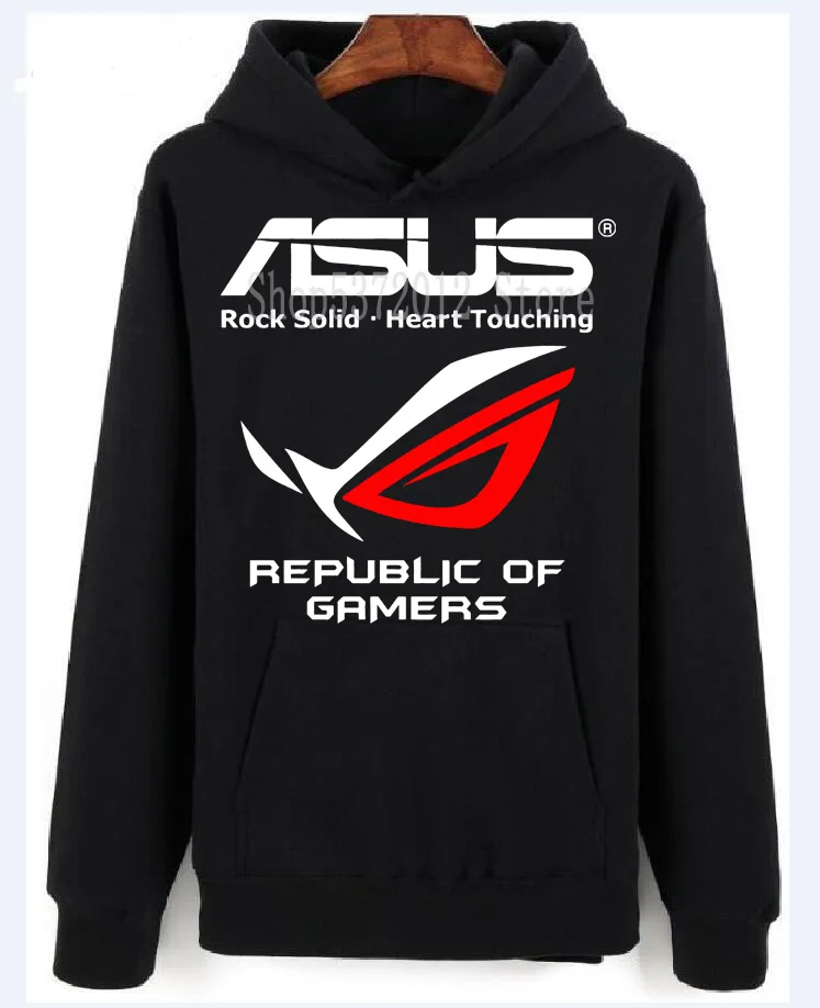 ASUS ROG AMD INTEL NVIDIA повседневные хипстерские футболки унисекс летние мужские