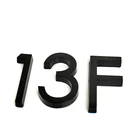 Наклейка с цифрами для дома, 6 см, дверная тарелка, черные глянцевые самоклеящиеся знаки, адресная этикетка почтового ящика для квартиры, отеля, офиса цифры на почтовый ящик дома номера американсике подкова на дверь до