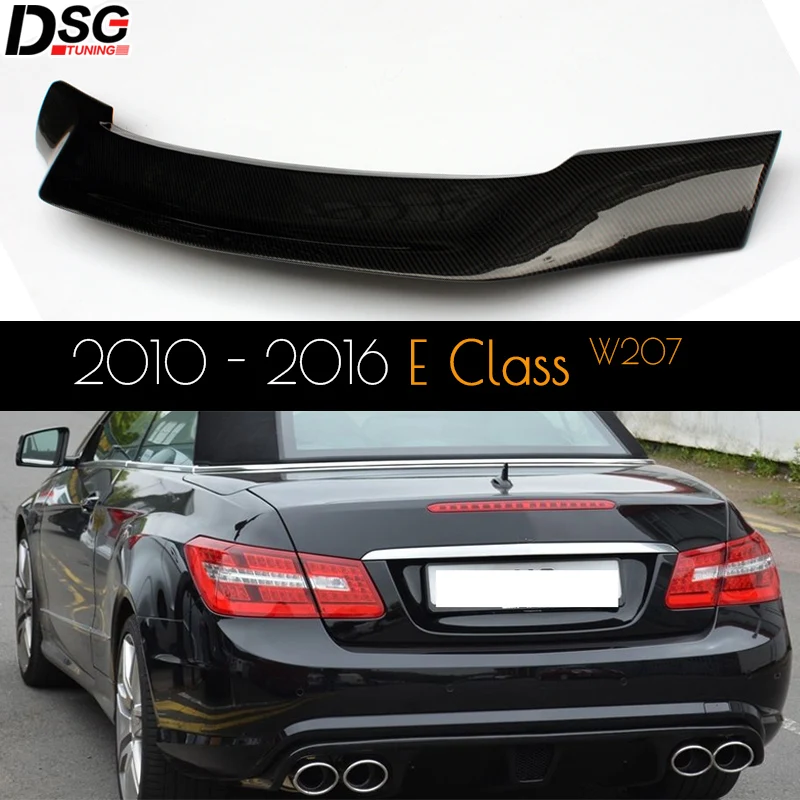 W207 Задняя Крышка багажника из углеродного волокна спойлер автомобильное крыло