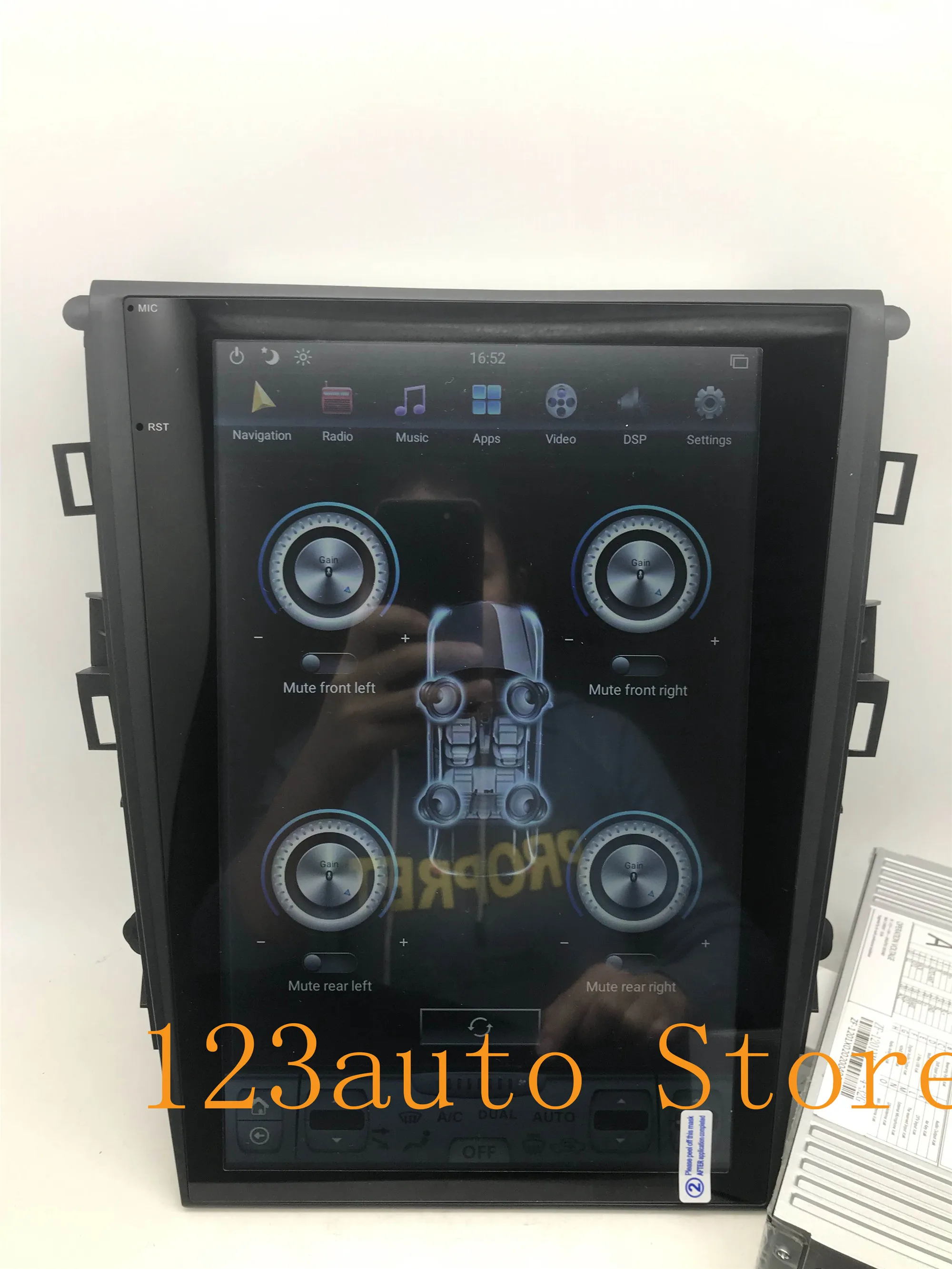 12 1 ''вертикальный экран Tesla стиль Android 9 0 автомобильный DVD GPS плеер NAVI для Ford Mondeo
