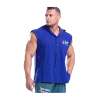 new fashion men clothing tank top gym workout hoodeds tanktop button vest ropa hombre mens fitness shirts plus size casual tops