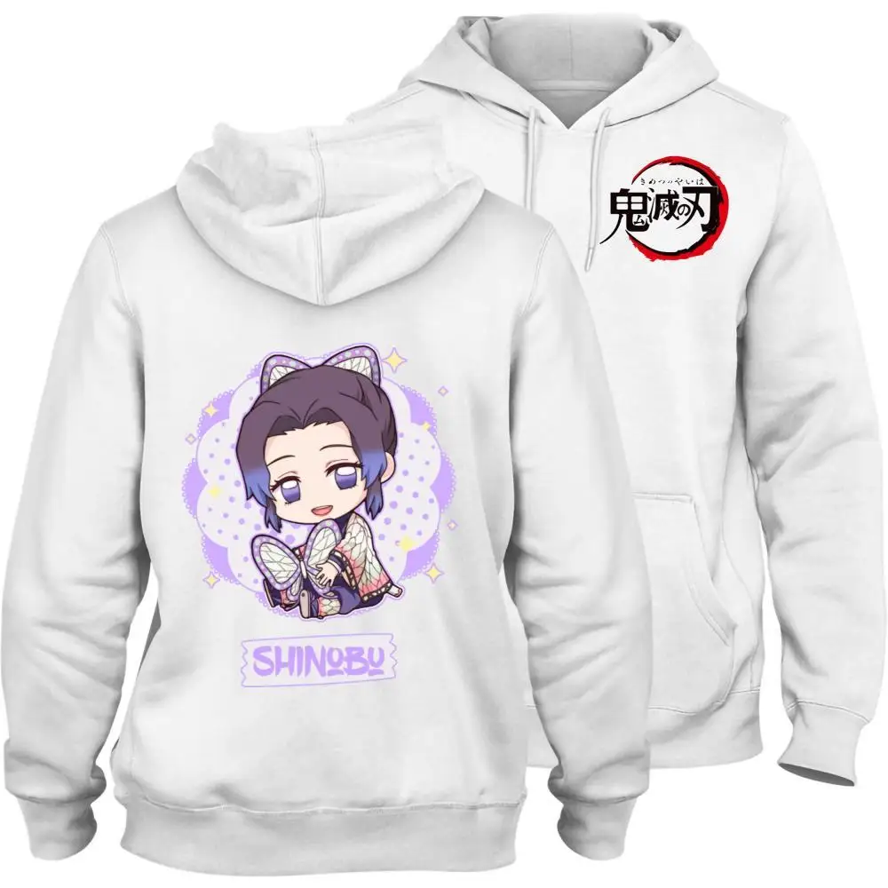 

Demon Slayer Uzui Tengen Pattern High-Quality 100% Cotton Hoodie With Pocket Fleece Inside Thick Sportswear