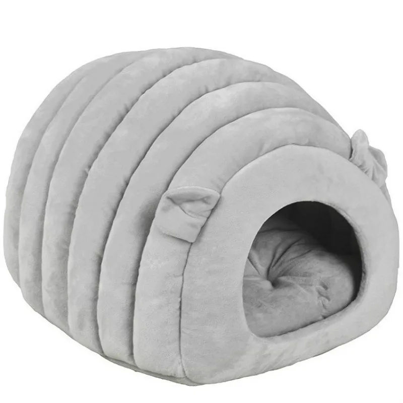 

The New Warm Dog Cat Litter House Caterpillar Style Soft and Comfortable Pet Supplies All Seasons Universal Closed Cat Litter