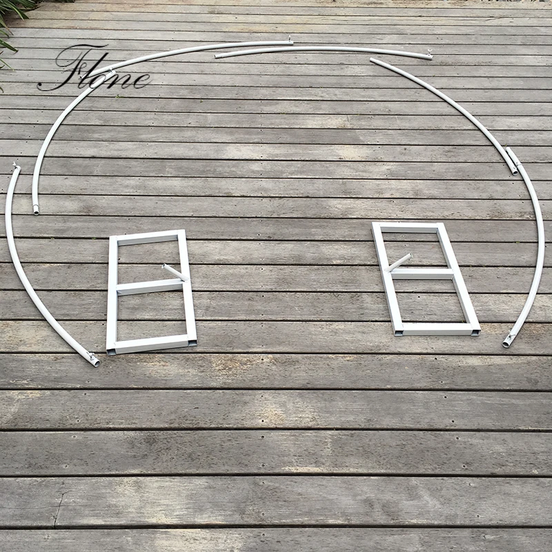 Свадебная АРКА украшение для свадьбы Круглый фон подставка золотая белая