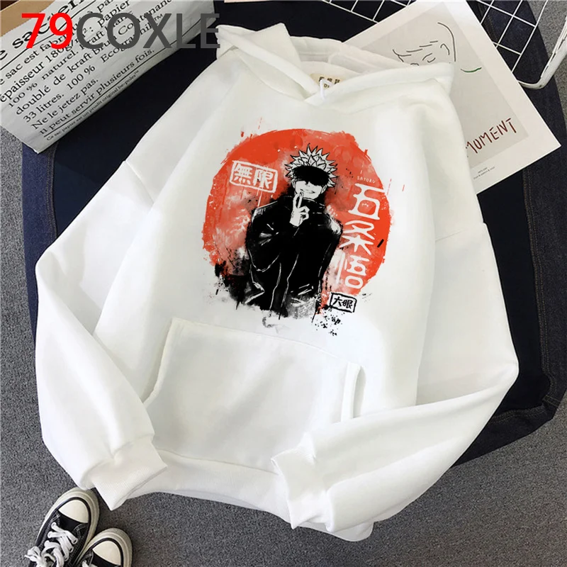 

Jujutsu Kaisen Yuji Itadori Gojo Satoru hoodies male hip hop Korea Ulzzang grunge male sweatshirts clothing y2k aesthetic