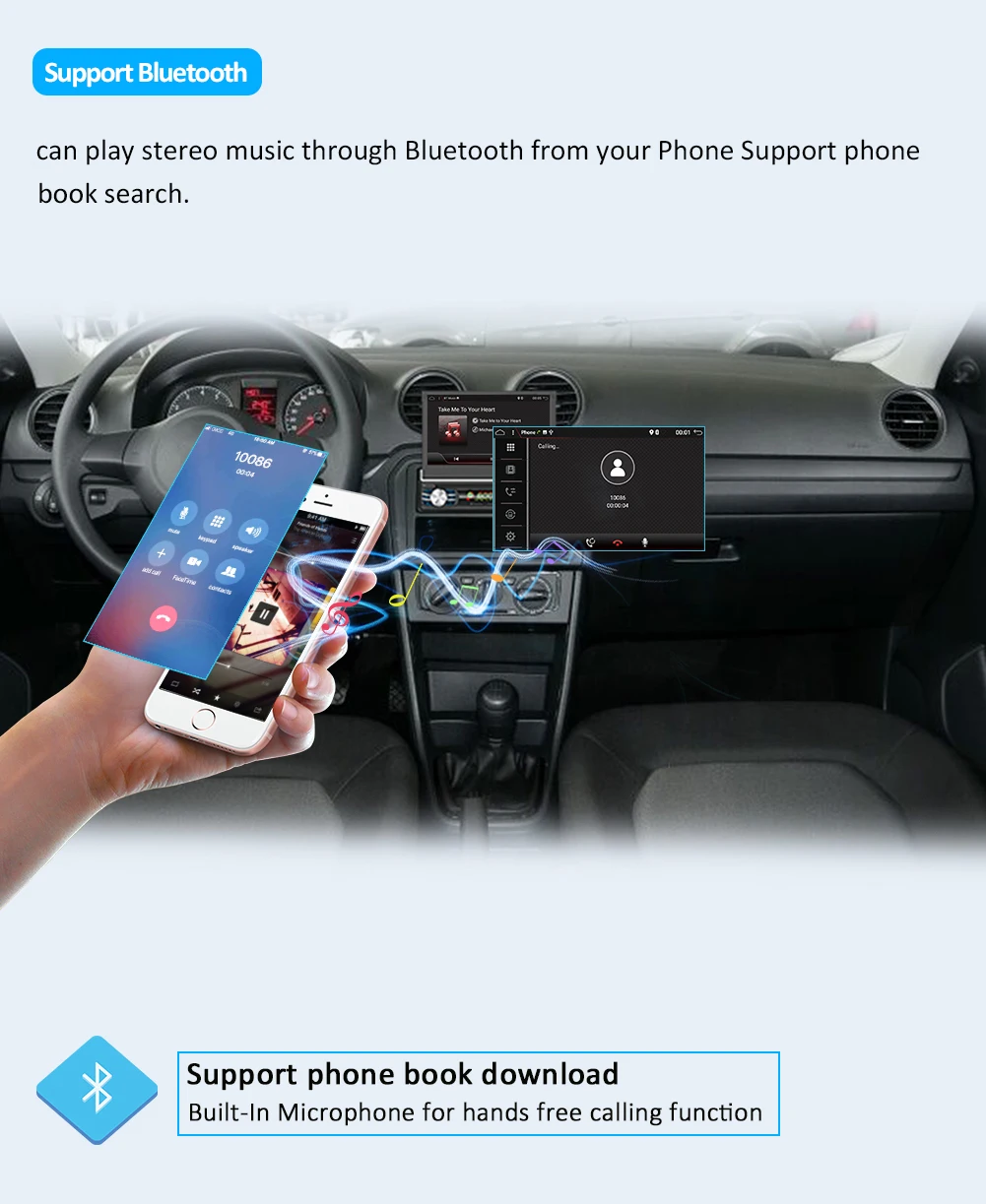 1 Din Android автомобильный мультимедийный авто радио dvd-плеер gps навигация с " сенсорный экран Съемная панель Поддержка wifi Зеркало Ссылка