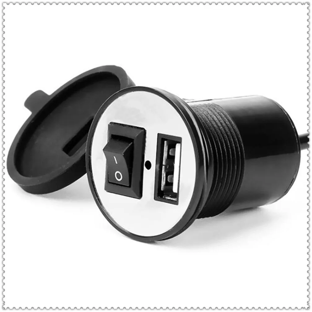 Зарядное usb-устройство для мотоцикла 12 в прикуриватель разъем телефона адаптер