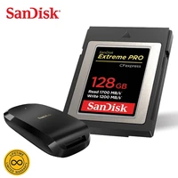 sandisk cfexpress memory card 128gb 64gb 256gb 512gb usb 3 1 gen2 high speeds xqd cfexpress type a b card reader for professiona
