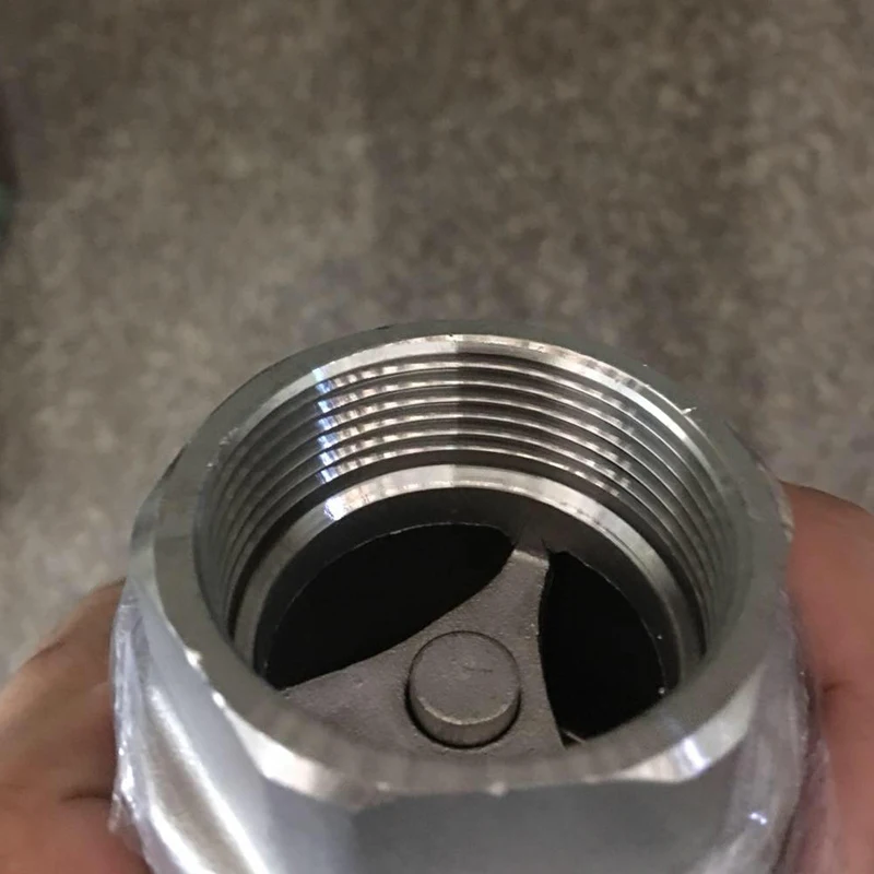 BSPT1-1/ 2&quot DN40 Stainless Steel SS304 Check Valve 1000 WOG Thread In-Line Spring Vertical Control Tool | Обустройство дома