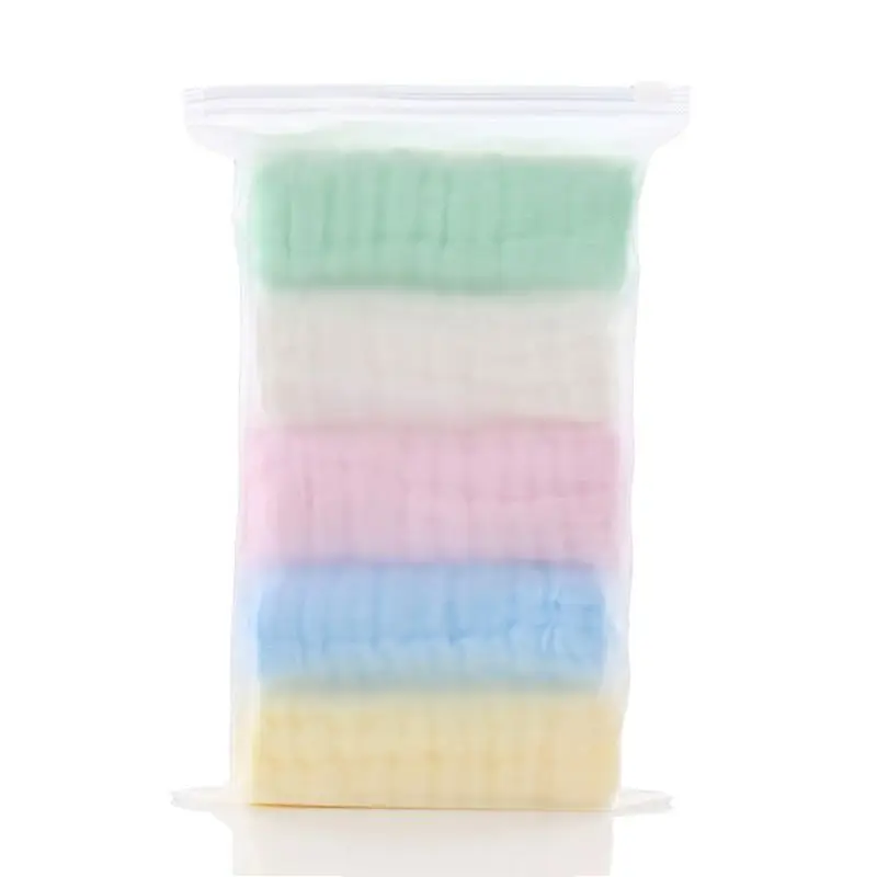 

5pcs/lot Baby Handkerchief Square Baby Face Towel 30x30cm Muslin Cotton Infant Face Towel Wipe Cloth