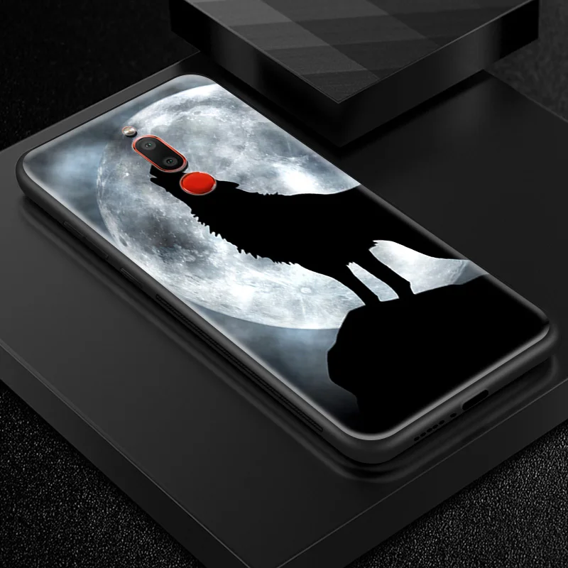 W324 Задняя крышка из закаленного стекла для Meizu 16s 16th Plus 16X M6T M882Q M892Q M5 M6 M8 M9 Note TPU Рамка бампер печать обложек сумка с животными - Цвет: W324