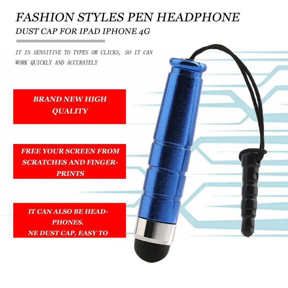 

Colorful Portable Touch Pen Stylus For iPad iPhone All Mobile Phones Tablet For All Capacitive Touch Screen Pen