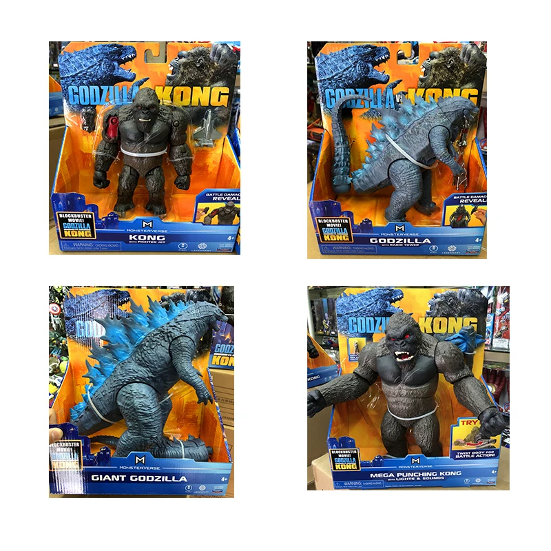 

15cm-28cm Godzilla vs. King Kong Monster Large Joint Movable Boy Toy PVC Collection Model Toy Decoration Birthday Gift