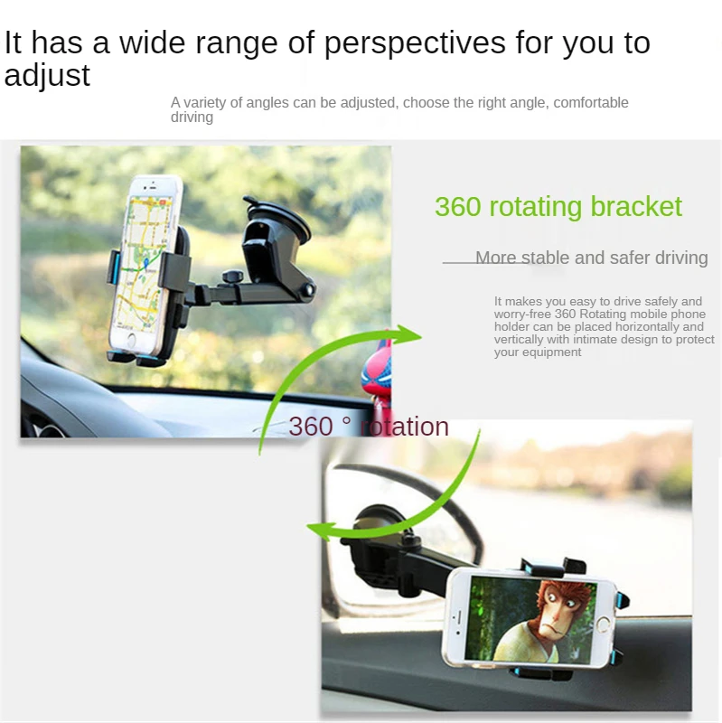 

Car phone holder dashboard suction cup mount phone holder GPS navigation bracket car accessories interior bracket