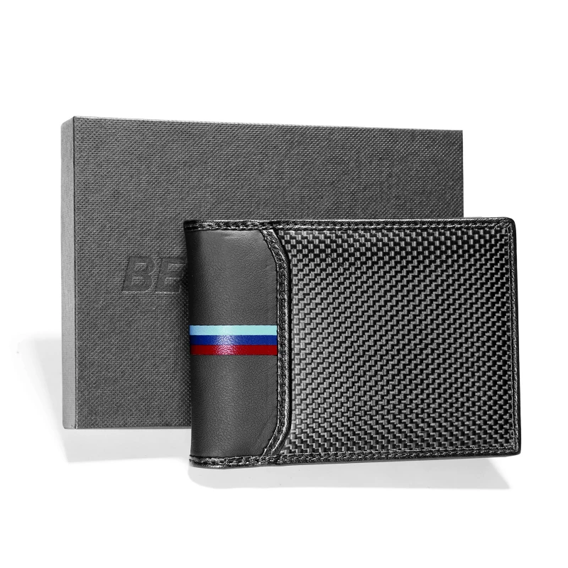 Автомобильный держатель водительского удостоверения карбоновый для карт из