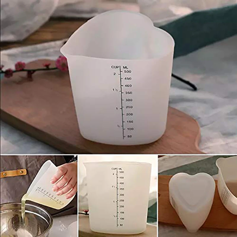 Силиконовая мерная деталь гибкий мерный стакан силиконовые 2 чашки для литья
