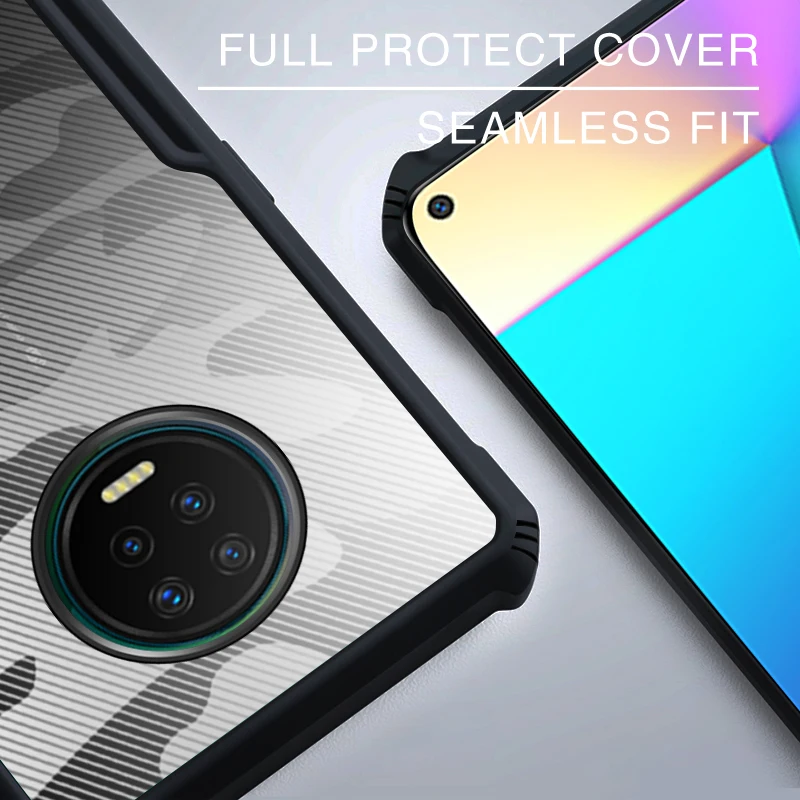 rzants for infinix note 7 8 8i zero 8 case beetle camouflage airbag pumper shockproof casing transparent phone shell soft cover free global shipping