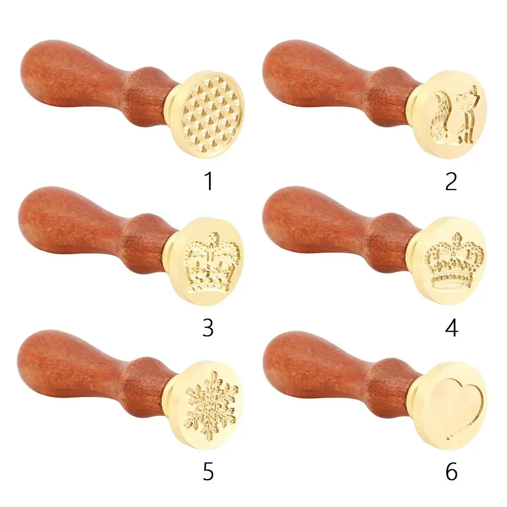 

High quality 1Pc Antique Metal Sealing Wax Seal Stamp for DIY Wedding Invitations Decor Ancient Wax Stamp Craft Hot sale