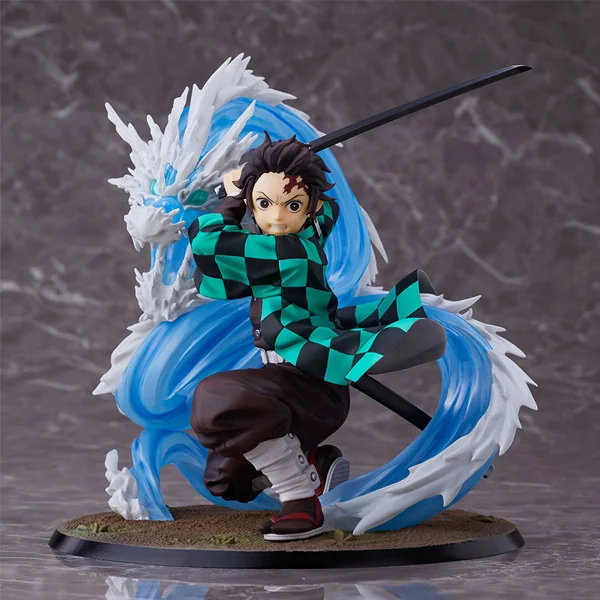 

High-quality Version Demon Slayer Action Figures Anime Figurature PVC Figuratures Tanjiro 1/8 Model