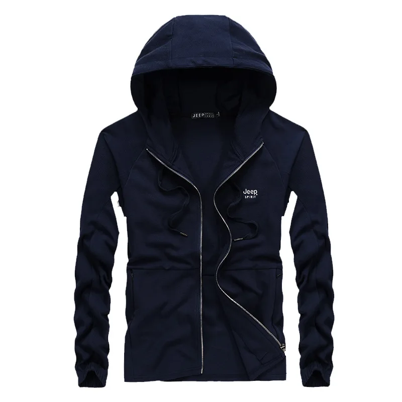 

Men Hoodies 2019 Autumn Fashion Loose solid color cardigan zipper casual lapel sweatershirts