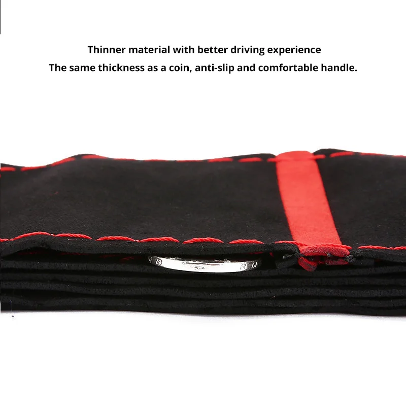 Универсальный автомобильный чехол на руль AUTOYOUTH из микрофибры и кожи