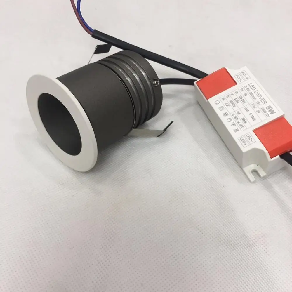 Точечный светильник для мини шкафа 4 шт./лот 5 Вт Потолочная Встраиваемая лампа 220