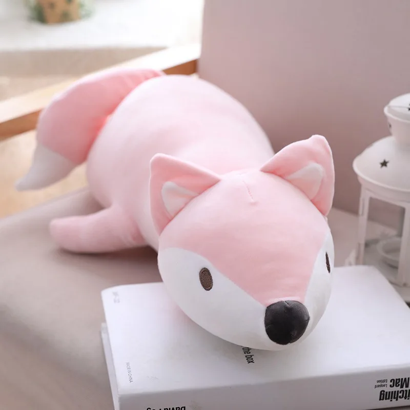 

New Cute Soft Lamb Doll Plush Fox Pillow Children'S Nursery Decor Comfort Doll Gift Cartoon Cute Animal Throw Pillow Home Decor