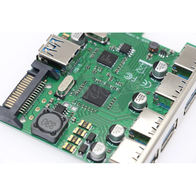 PCIe на 5 портов USB 3 0 адаптер USB3 hub к PCI-e PCI express x1 преобразователь расширенной карты