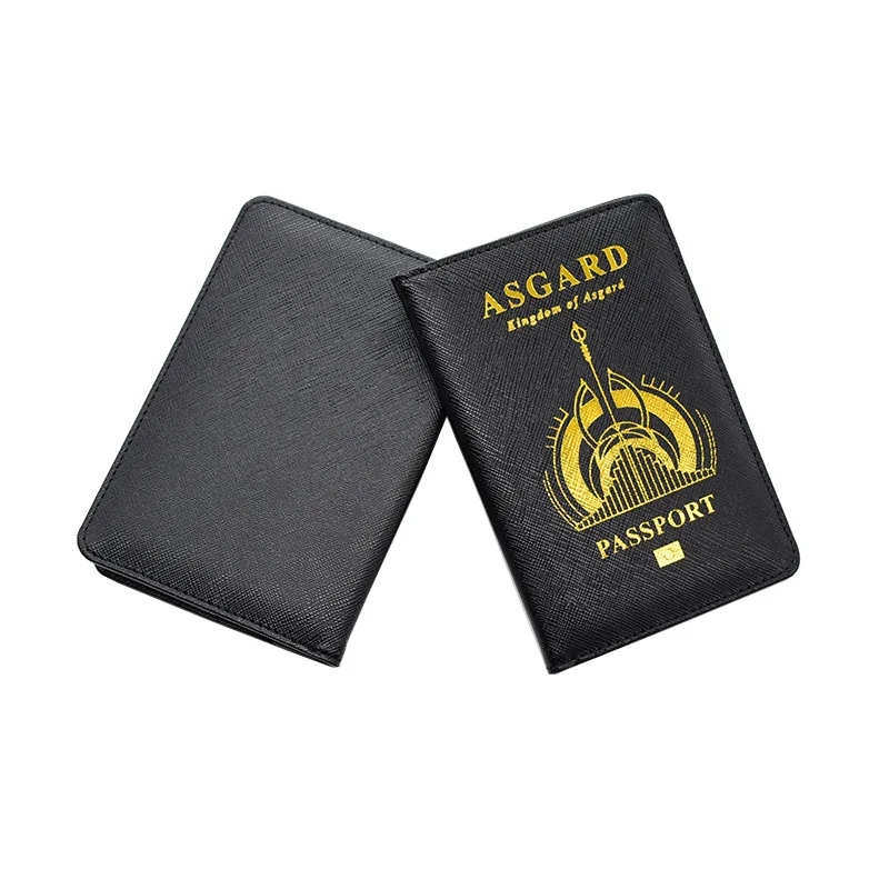 Обложка для паспорта HEQUN Wakanda унисекс RFID Блокировка мужской держатель кошелек
