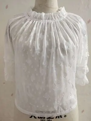 only shirt Kawaii японский Лолита девушка Лолита гриб кролик кружева милое платье без рукавов - Цвет: only shirt
