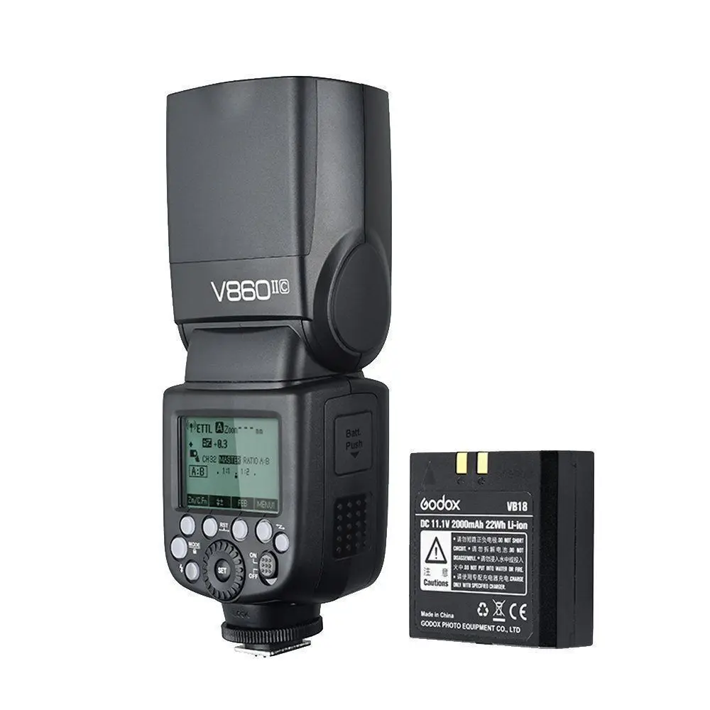 Godox V860II V860IIN 2 4G TTL литий-ионная батарея для Камеры Вспышка Speedlite Nikon D800 D700 D7100 D7000 D5200