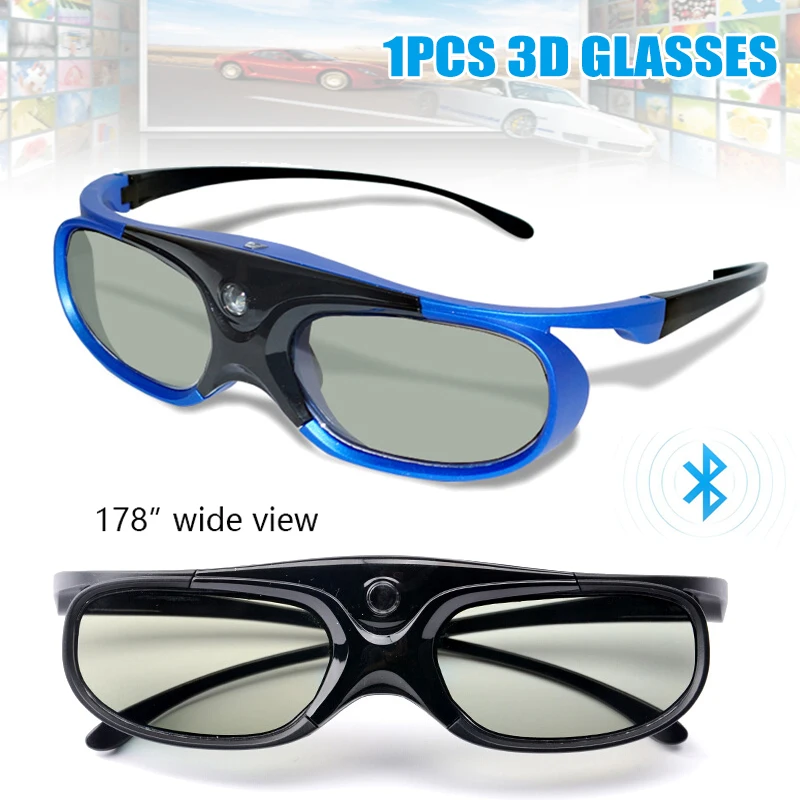 Bluetooth 3D Активные затвор очки для четкости видения DLP-Link проектор ТВ JHP-лучший |