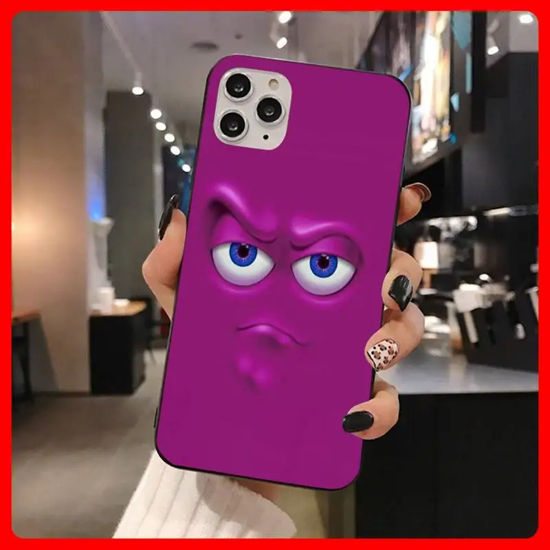 

3D funny face Phone Case For Black-Iphone 5s Se 6 6s 7 8 11 12 X Xs Pro Plus Mini Max Fundas Cover Fundas Cover